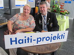 Entinen LCIF MDC koordinaattori Marjo Kiviranta ja entinen LCIF piirikoordinattori Veikko.