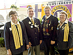 Liiton uusi johto;CC Christer Lfstrm(toinen oikealla) VCC Lauri Vainio(toinen vasemmalla) Oikealla lady Kaisa Vainio ja vasemmalla Marita Lfstrm