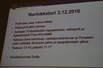 Sini Eloholma viestitti, ett Narinkkatorin tapahtumaan 3.12.2016 tarvitaan lis vapaaehtoisia. 