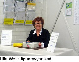Ulla Welin lipunmyynniss