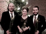 4.12.2016 Joulukonsertti. Juha Kotilainen, Tuula Hllstrm ja Juhana Kotilainen.