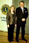 Vieraiden vastaanotto Lions Pres Matti Lankinen ja Lady Anu Rainela-Lankinen