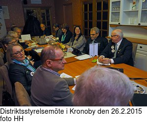 Distriktsstyrelsemte i Kronoby den 26.2.2015  foto HH