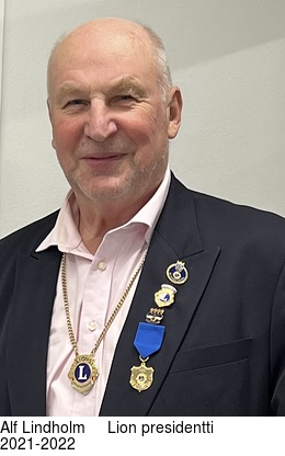 Alf Lindholm     Lion presidentti 2021-2022