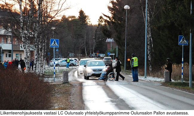 Liikenteenohjauksesta vastasi LC Oulunsalo yhteistyökumppanimme Oulunsalon Pallon avustaessa.