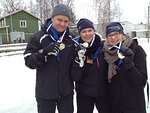 Oulunsalon Norret partiolaisten Curling-joukkue sai kultaa