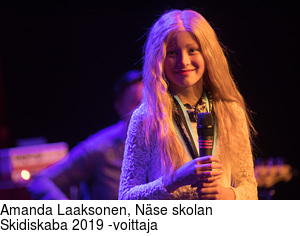 Amanda Laaksonen, Nse skolan          Skidiskaba 2019 -voittaja