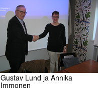 Gustav Lund ja Annika Immonen