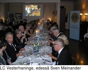 LC Vesterhaninge, edessä Sven Meinander