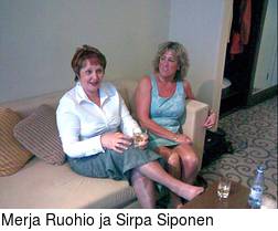 Merja Ruohio ja Sirpa Siponen
