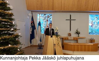 Kunnanjohtaja Pekka Jsk juhlapuhujana