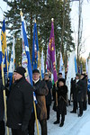 Vantaa/Helsingen lippu ja presidentti Pirjo jrjestytyvt lippulinnaan