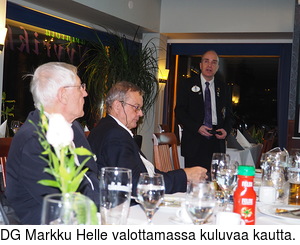DG Markku Helle valottamassa kuluvaa kautta.