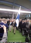 Suomen lippu saapuu