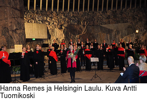 Hanna Remes ja Helsingin Laulu. Kuva Antti Tuomikoski