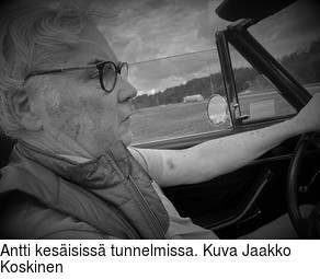 Antti kesisiss tunnelmissa. Kuva Jaakko Koskinen