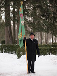 Simo Pkknen toimi lipunkantajana toisena vuotena perkkin.
