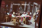 Kotimatkalla Espanjassa Madridissa. Tmn terassin ymprilt GPS lysi 150 m steell 86 ravintolaa!