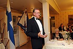 Liiton edellinen puheenjohtaja Tuomo Holopainen kiinnitti juhlapuheessaan huomioita klubimme ja jäsentemme aktiiviseen toimintaan.