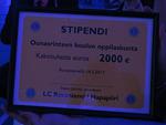 2000 euron stipendiraha LC Rovaniemi/Napapiirin puolesta