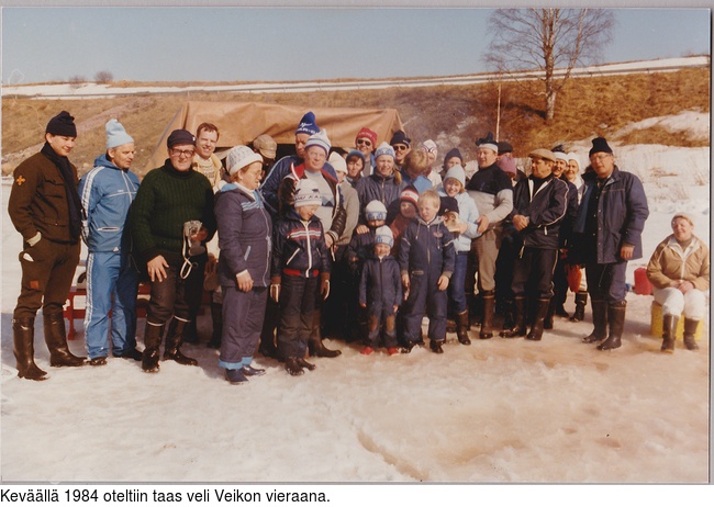 Kevll 1984 oteltiin taas veli Veikon vieraana.