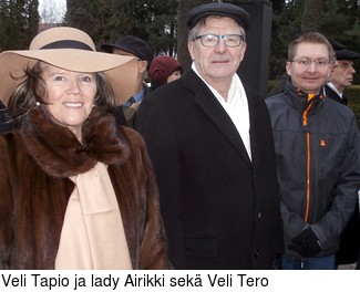 Veli Tapio ja lady Airikki sek Veli Tero