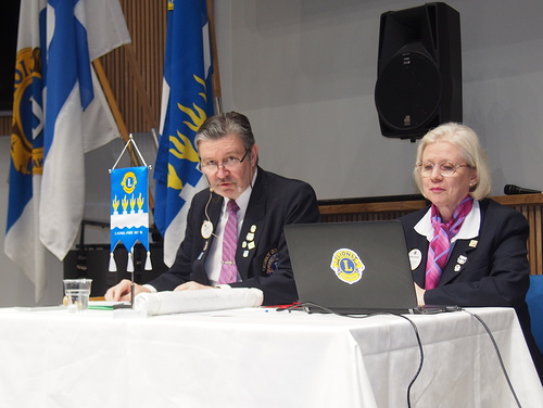 Piirihallitusta ja piirikokousta johti kuvernri Veikko Teerioja ja sihteerin toimi piirisihteeri Susanna Gustafsson.