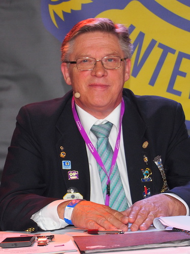 Kauden 2015-2016 puheenjohtaja Jari Rytknen.