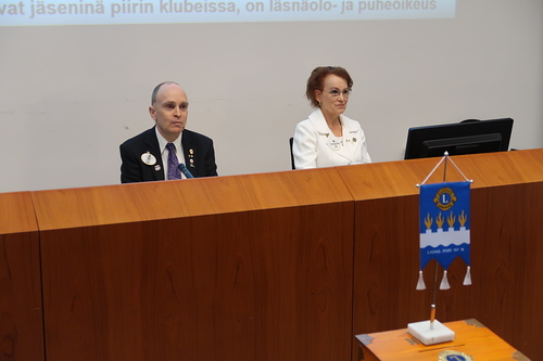 Piirihallituksen kokouksen puheenjohtajana toimi piirikuvernri Markku Helle ja sihteerin Marja-Leena Turunen.