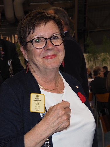 Valituksi kauden 2017-2018 varapuheenjohtajaksi tuli PDG Pirkko Vihavainen D-piirist.