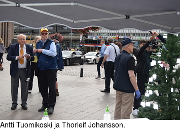 Antti Tuomikoski ja Thorleif Johansson.