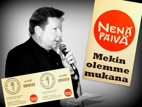 Raimo Paappa muistutti, ett Nenpivn keryslippaisiin on vaihdettava lupatarrat.